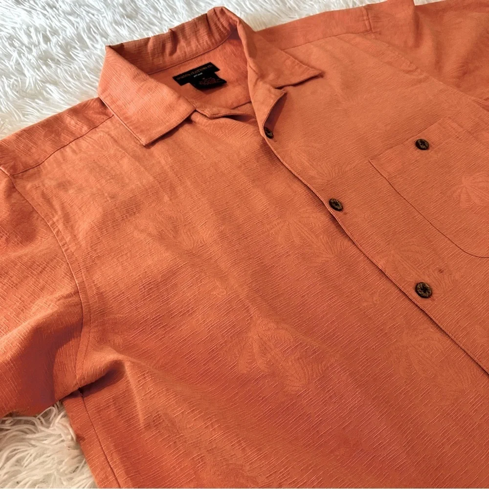 Gordon Clothing Co. Cotton Blend Button-Front Shirt Men’s M